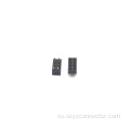 Encabezado femenino de 2.54 mm dual fila recta